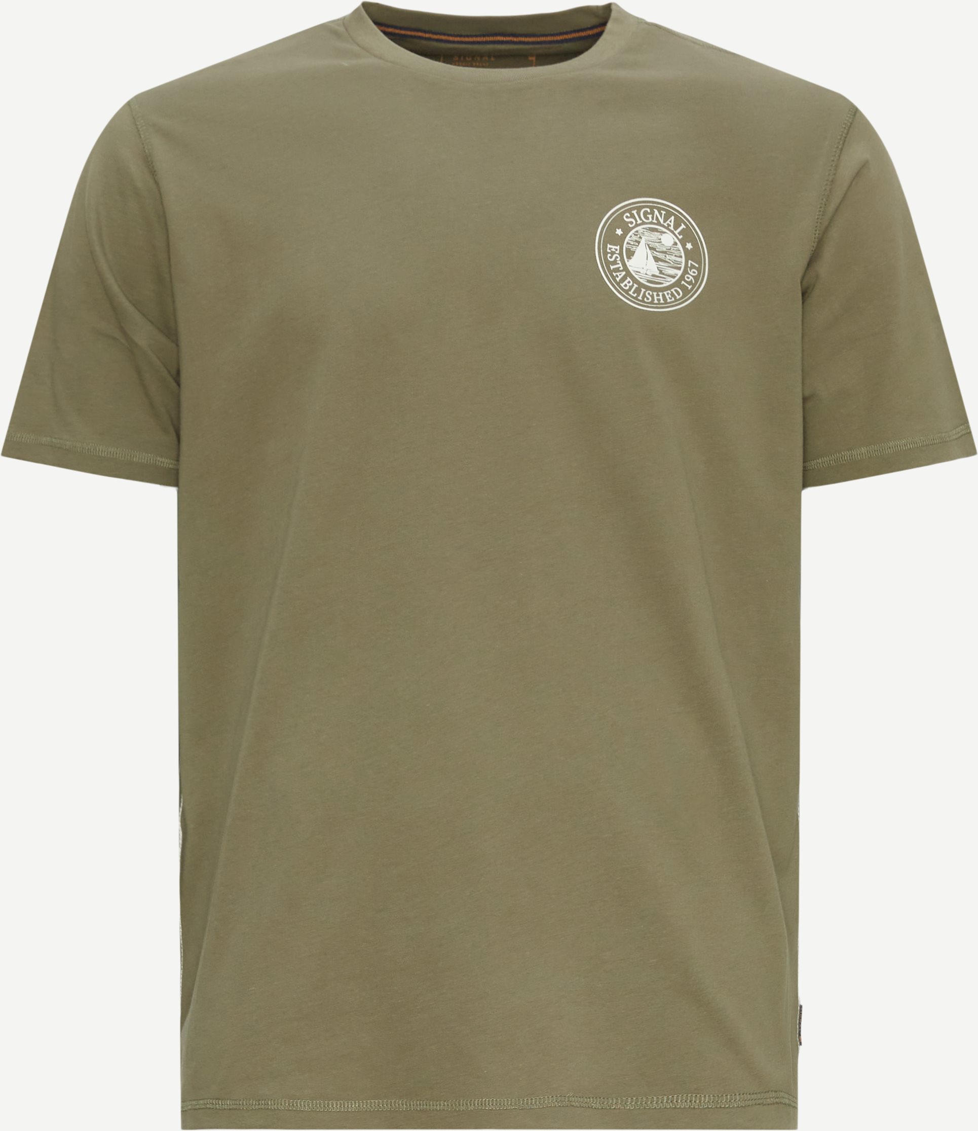 Signal T-shirts YURI Grøn